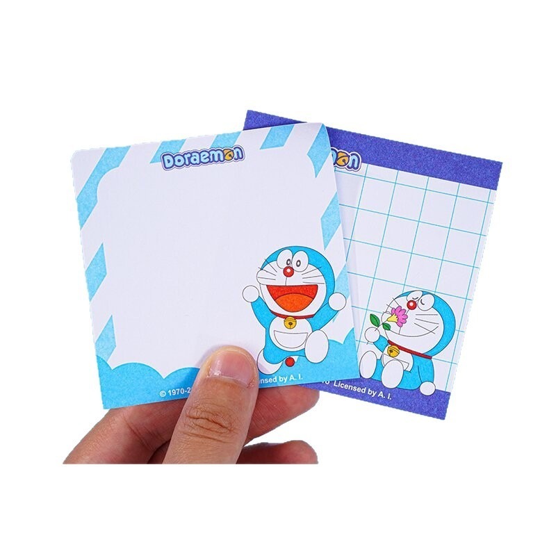 Sticky Note Dispenser - 4pcs Doraemons Sticky Notes Anime School