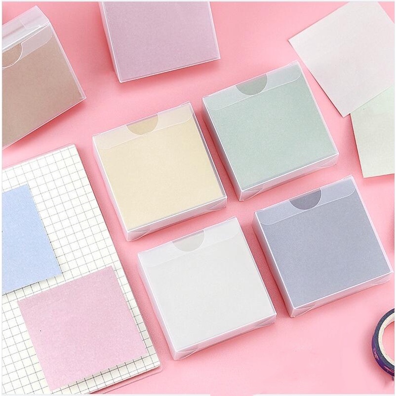 Sticky Note Dispenser - 180 Sheets Morandi Sticky Notes Pads