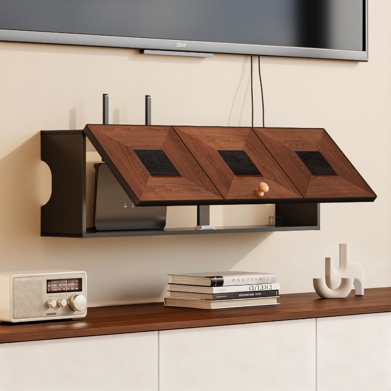 Cable Management Box - WiFi Router Organizer Box with Wall