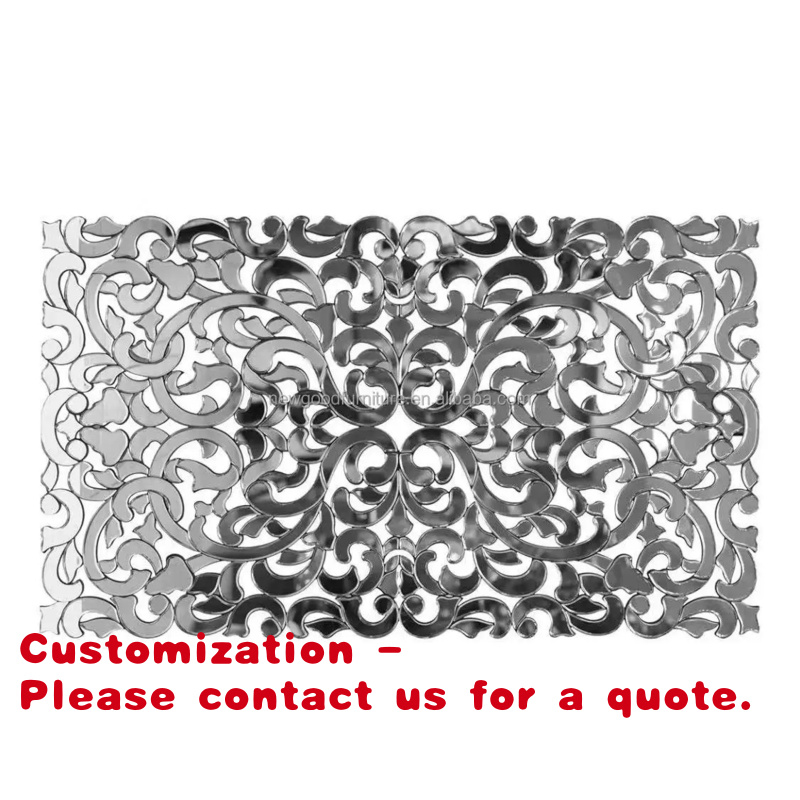 Home Office Interior Design - custom.Antique Square Mirror Wall Hanging Panel