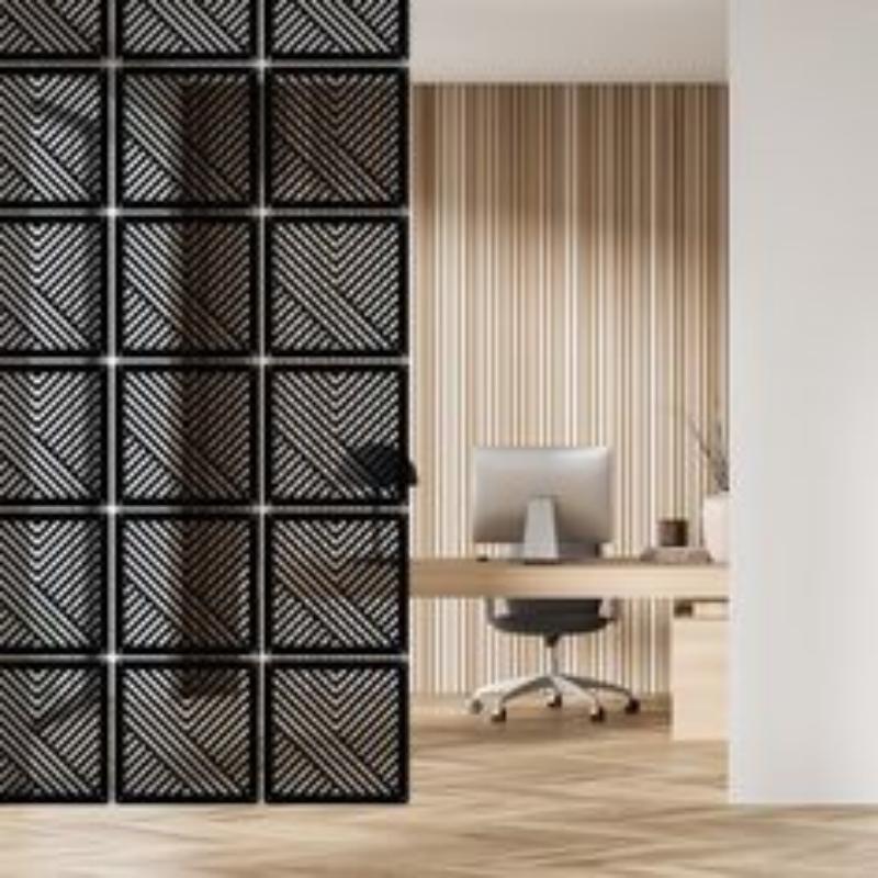 Home Office Interior Design - Laser Cutting Interior Decor Screen Panels