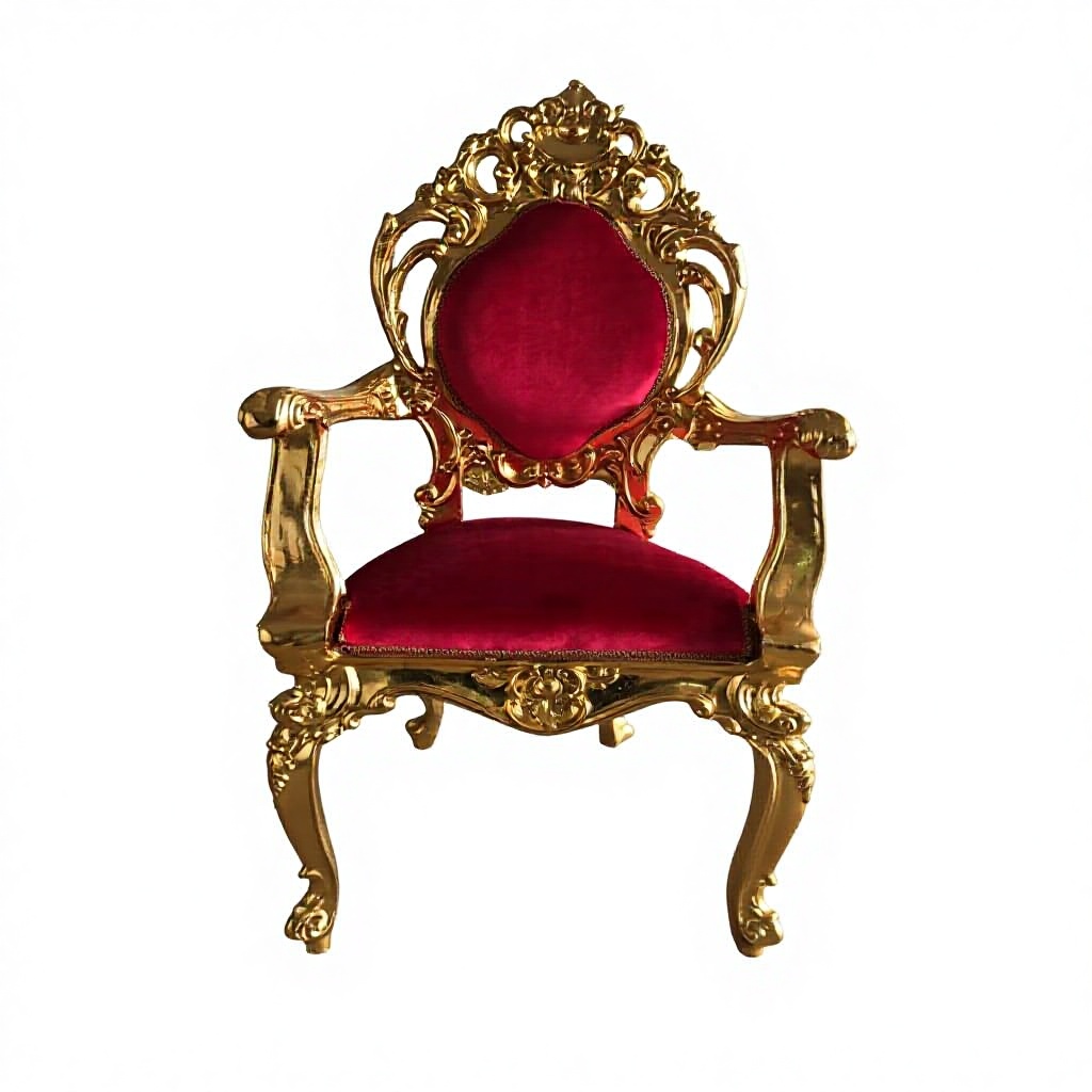 Home Office Interior Design - #Italian-Inspired Baroque Dining Chair 24K Gold