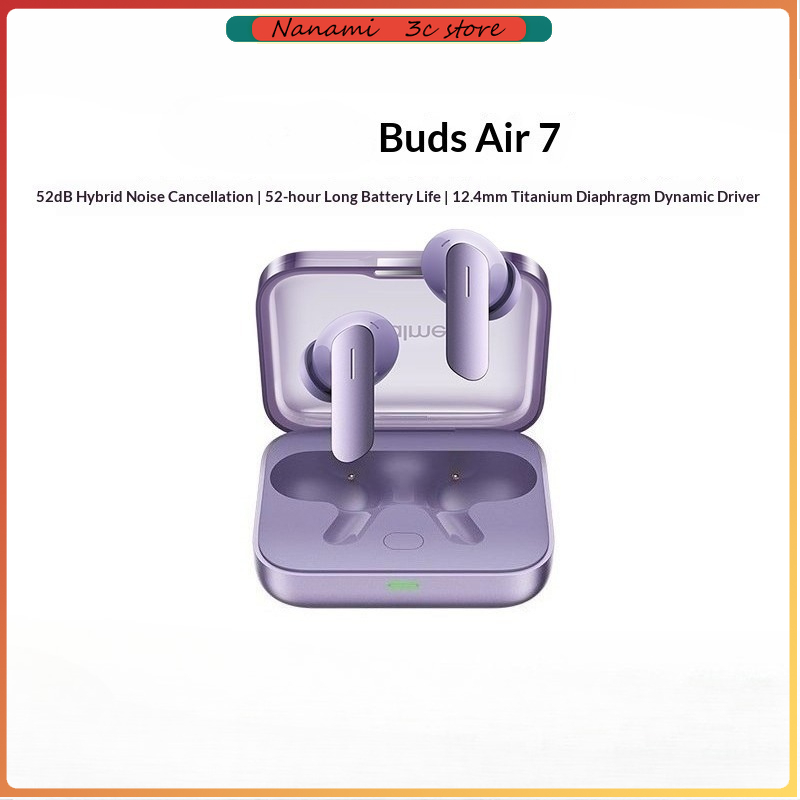 Noise Canceling Headphones - Original realme Buds Air 7 52dB