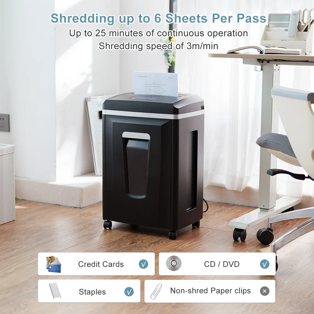 Paper Shredder Micro - Heavy Duty Commercial Paper Shredder Micro