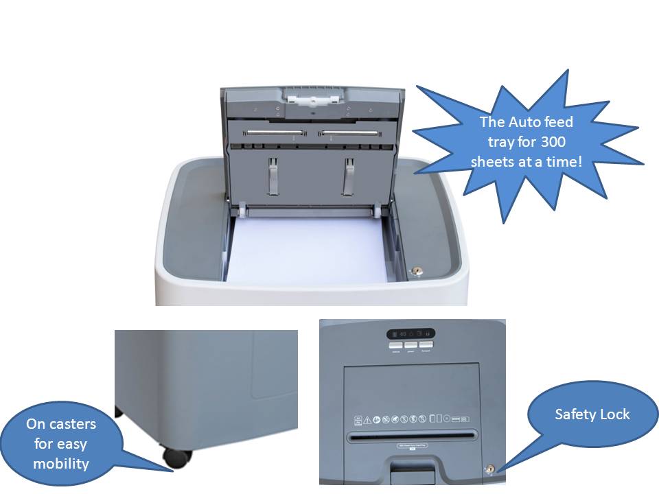 Convenient 40L/11 Gallons Larg - огляд і ціна Paper Shredder Micro