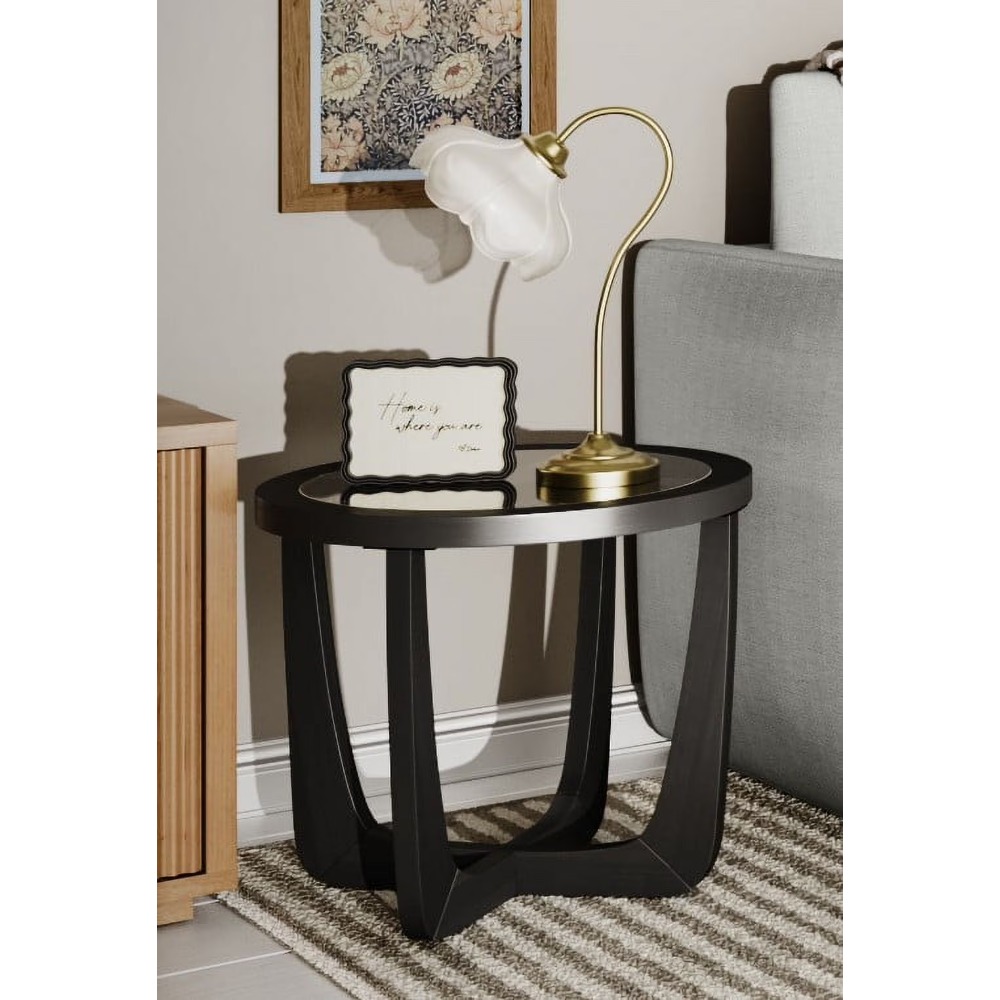 Black Wavey Frame Canvas Typog - огляд і ціна Home Office For Two