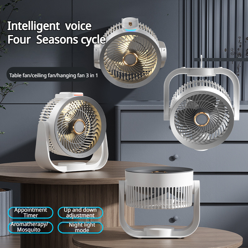 Smart Desk Fan Voice Activated - огляд і ціна Home Office Gadgets