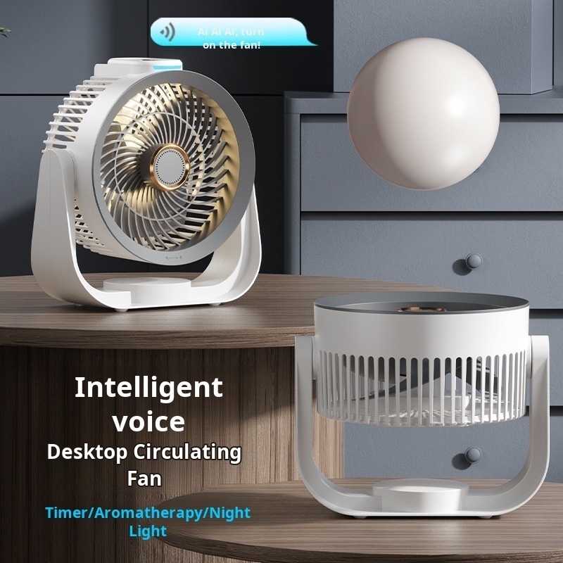 Smart Desk Fan Voice Activated - огляд і ціна Home Office Gadgets
