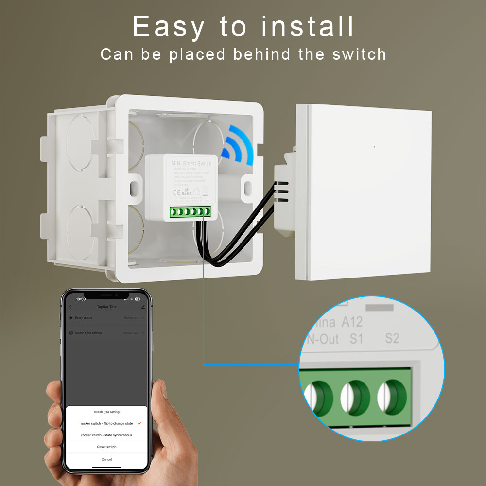 Tuya Smart Life WiFi Switch 1P - огляд і ціна Home Office Google