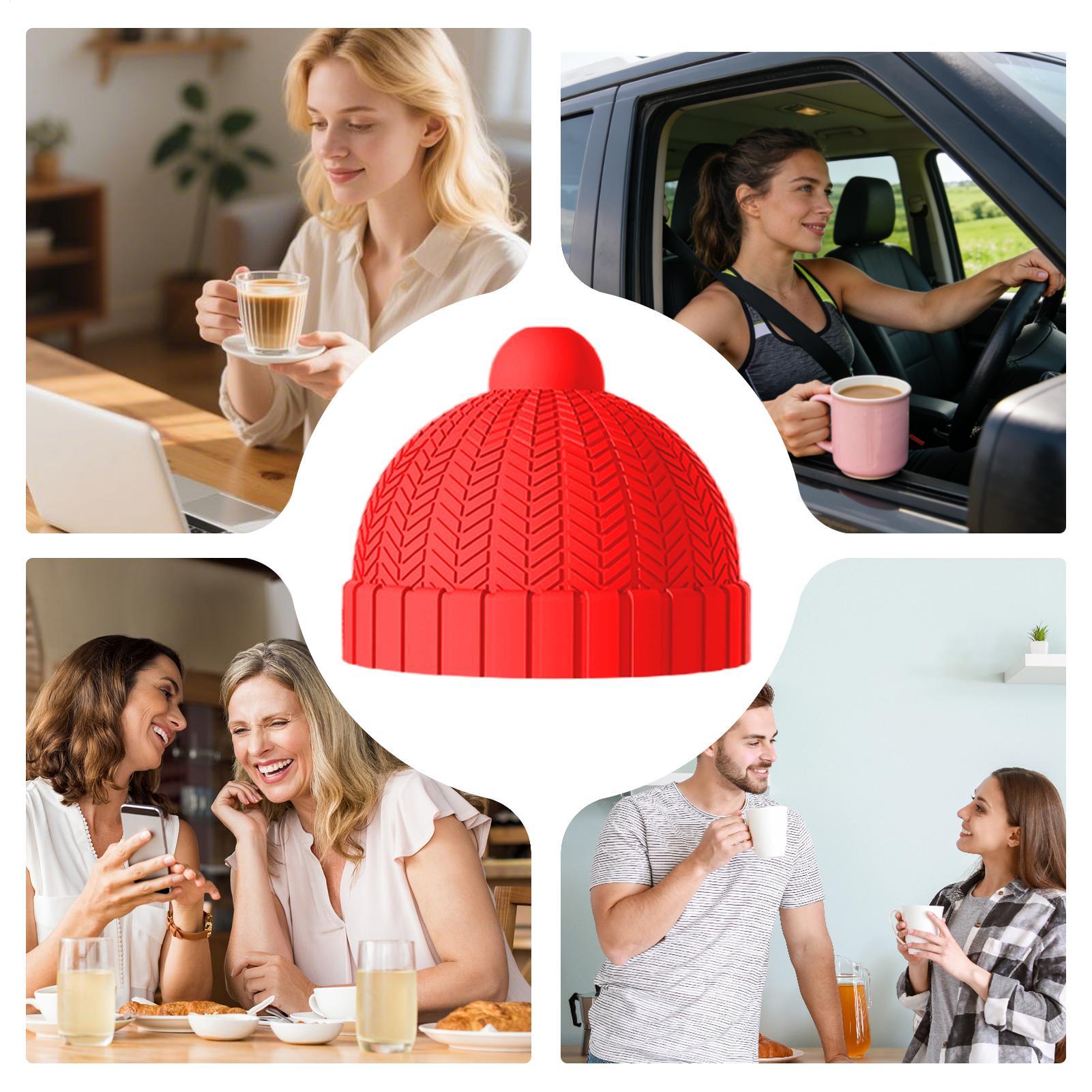 Silicone Cup Covers Hat Design - огляд і ціна Home Office Gadgets