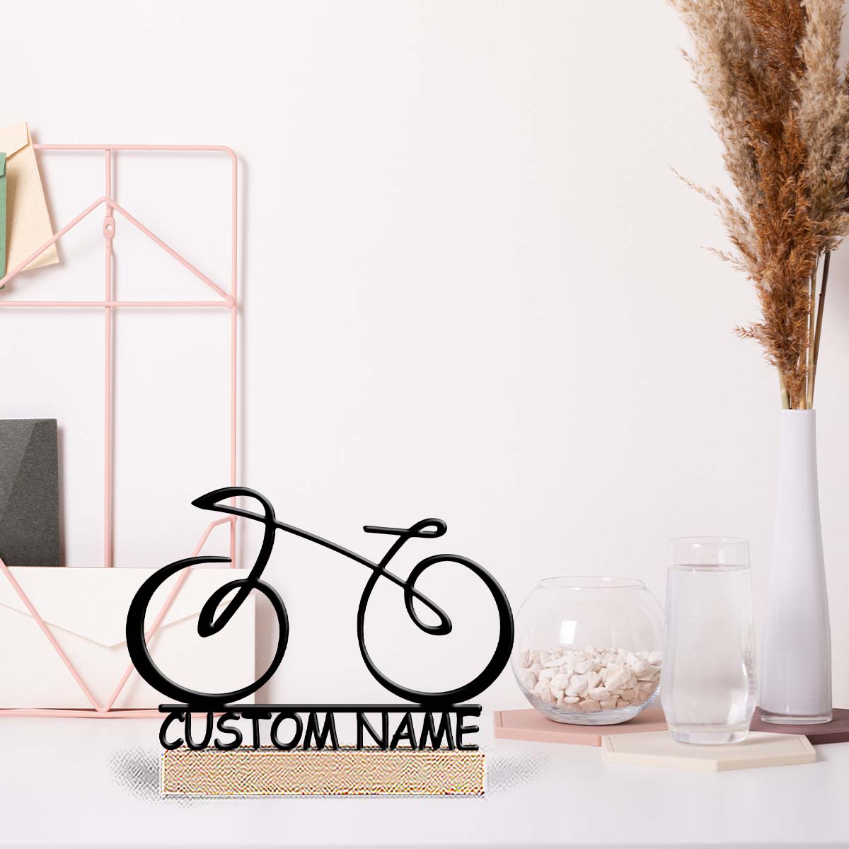 1Pc Csutom Name Modern Line Bi - огляд і ціна Home Office For