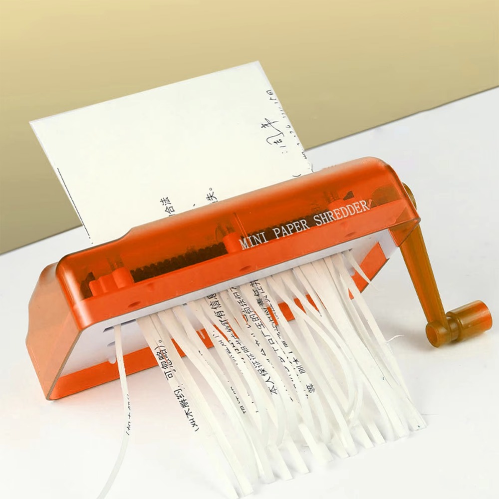 Mini Manual Paper Shredder Tra - огляд і ціна Paper Shredder Micro