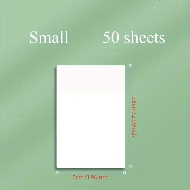 50Sheets/pcs Transparent Memo  - огляд і ціна Sticky Note Dispenser