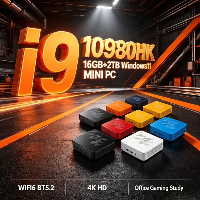 Multicolored Mini PC Core I9‑1 - огляд і ціна Home Office Windows 11