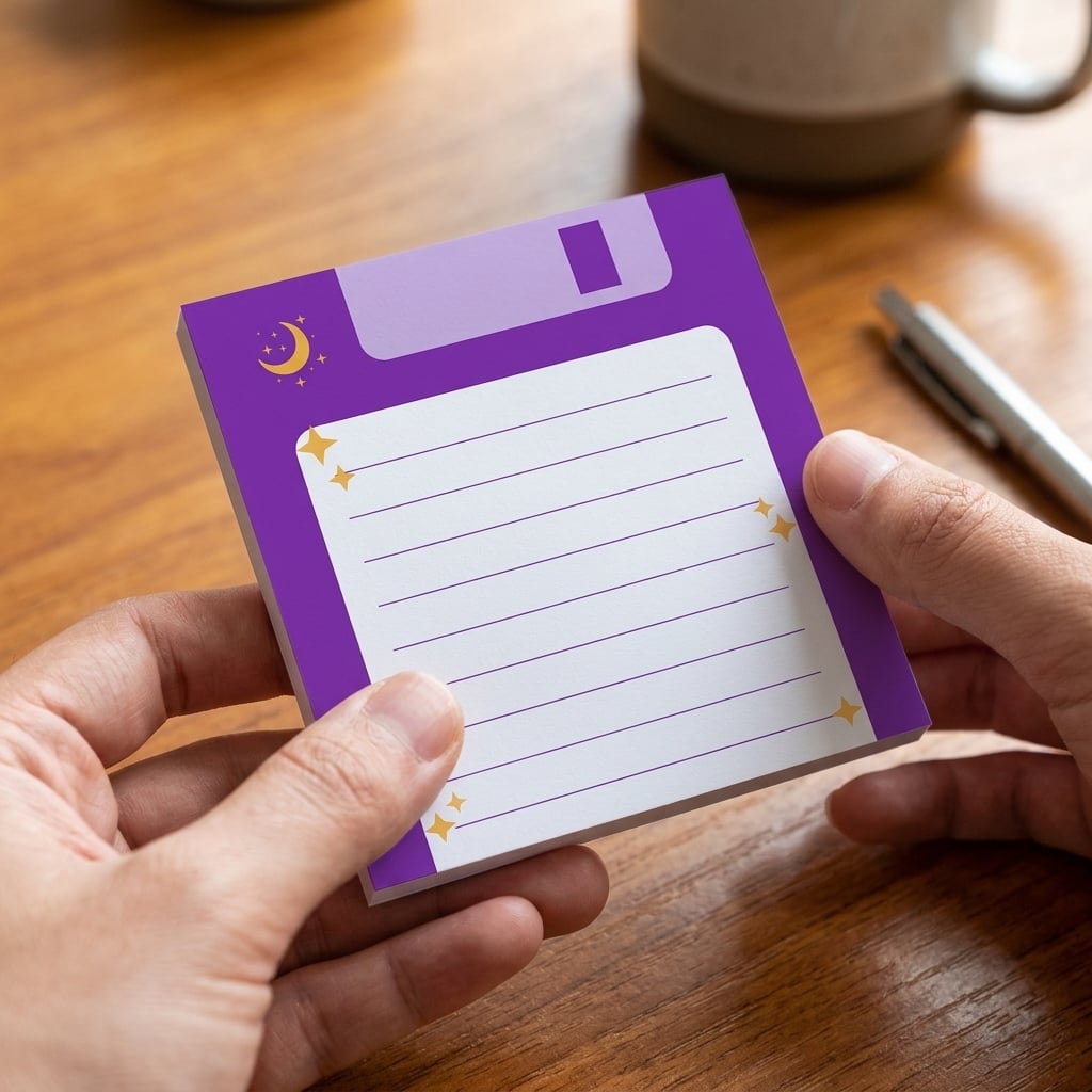 4PCS Retro Floppy Disk Sticky  - огляд і ціна Sticky Note Dispenser