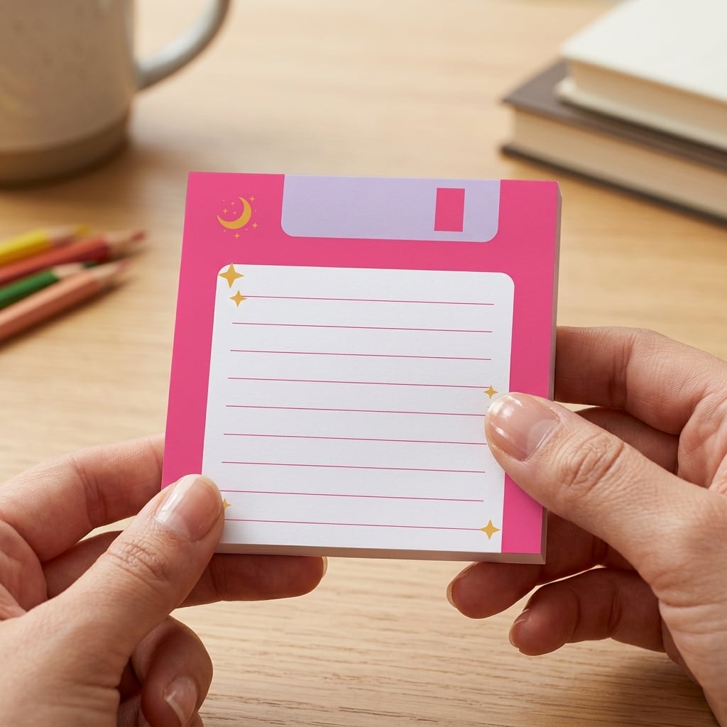 4PCS Retro Floppy Disk Sticky  - огляд і ціна Sticky Note Dispenser
