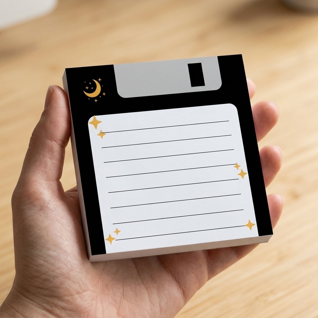 4PCS Retro Floppy Disk Sticky  - огляд і ціна Sticky Note Dispenser