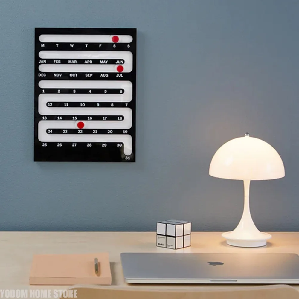 Nordic Acrylic Perpetual Calen - огляд і ціна Home Office Gadgets