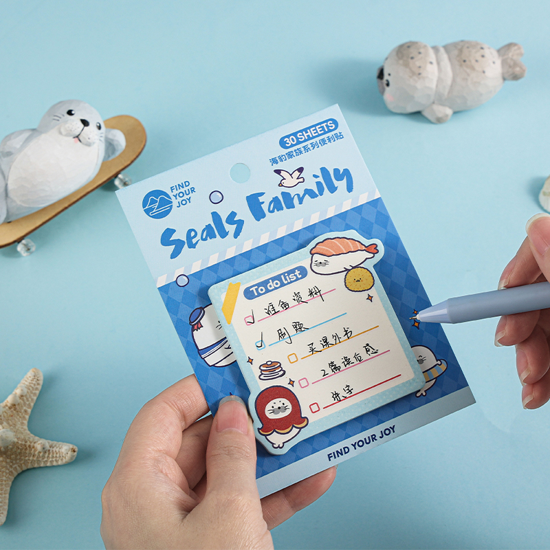 30pcs/Seal Family Series Tear- - огляд і ціна Sticky Note Dispenser