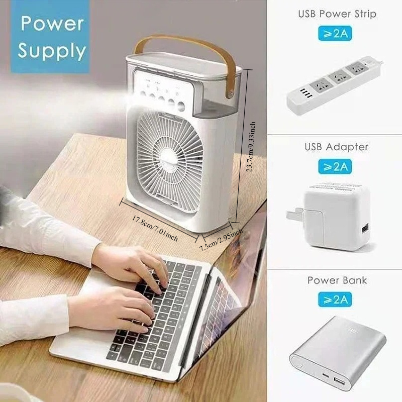 3 In 1 Mini Air Cooler Portabl - огляд і ціна Home Office Gadgets