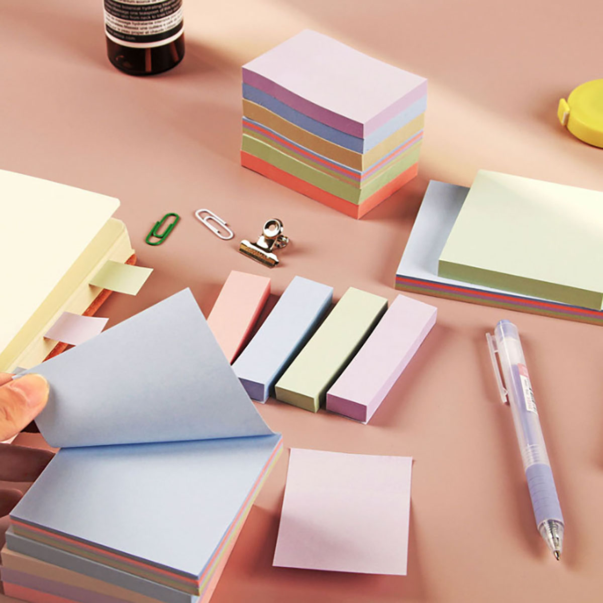 100Sheets Color Sticky Notes P - огляд і ціна Sticky Note Dispenser