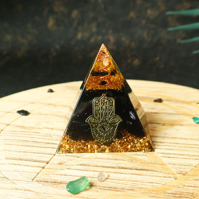 Hamsa Hand Resin Crystal Pyram - огляд і ціна Home Office For