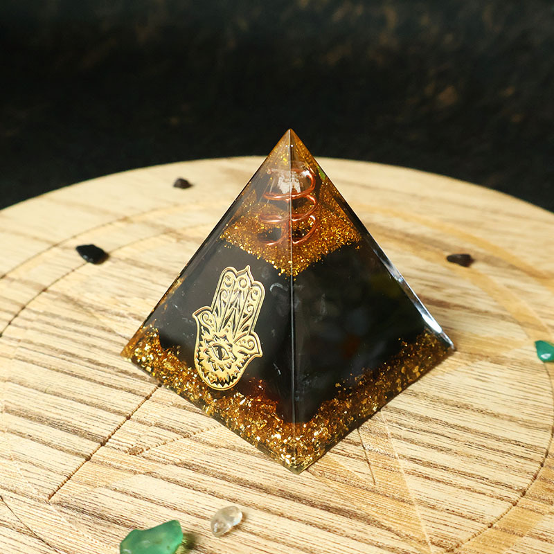 Hamsa Hand Resin Crystal Pyram - огляд і ціна Home Office For