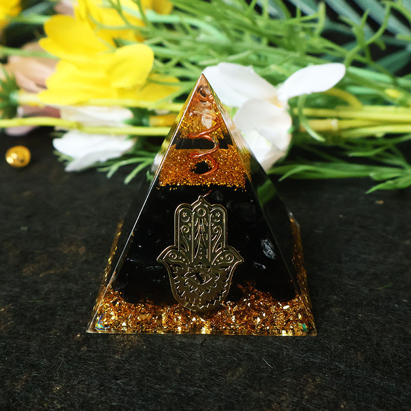 Hamsa Hand Resin Crystal Pyram - огляд і ціна Home Office For