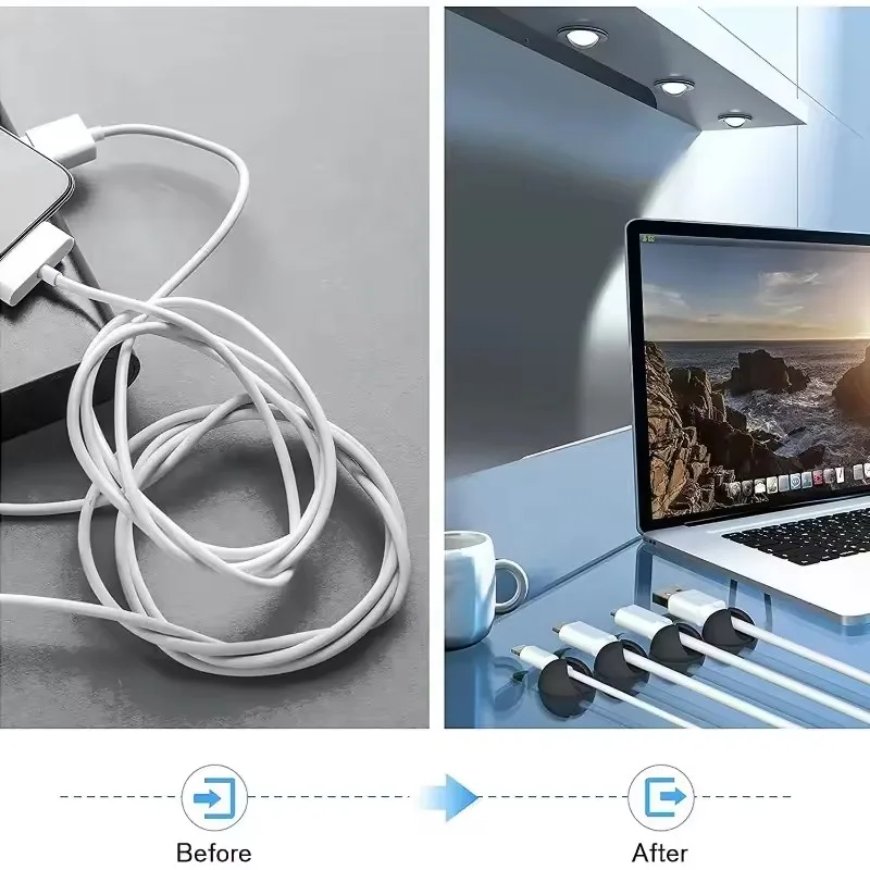 5/50Pcs Cable Clip Winder Orga - огляд і ціна Cable Management Box