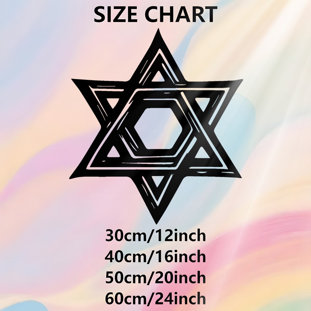 CIFBUY Iron Wall Art Star of D - огляд і ціна Home Office For