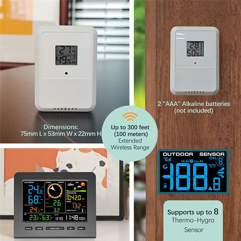 ABJN-Wireless Weather Station  - огляд і ціна Home Office Google