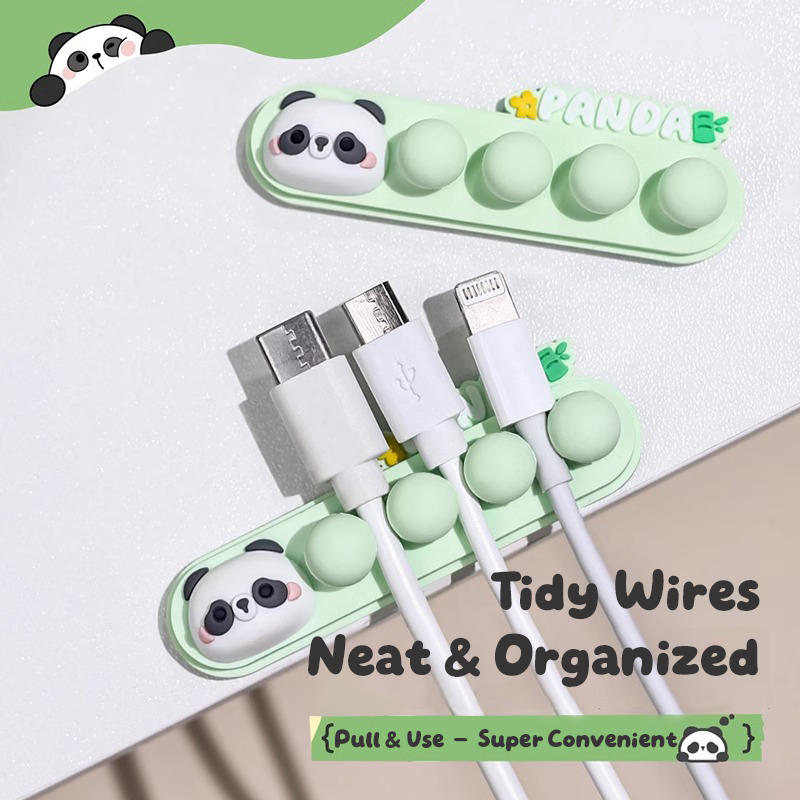 Cartoon Panda Cable Holder: Se - огляд і ціна Cable Management Box