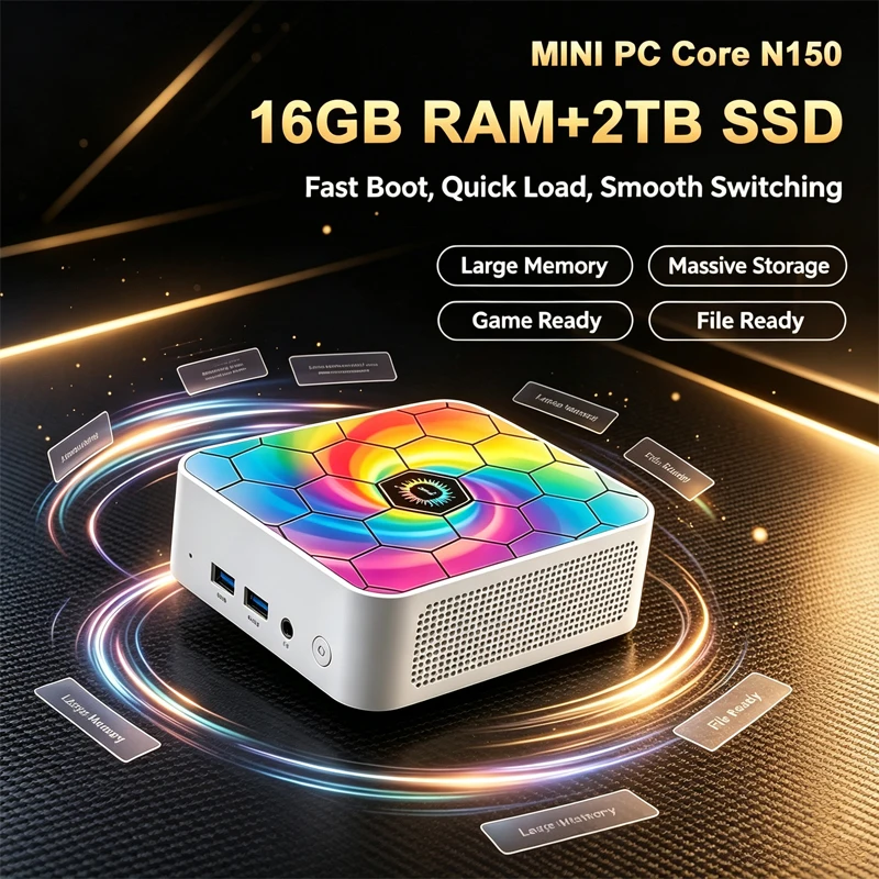 Mini Desktop PC Intel N150 16G - огляд і ціна Home Office Windows 11