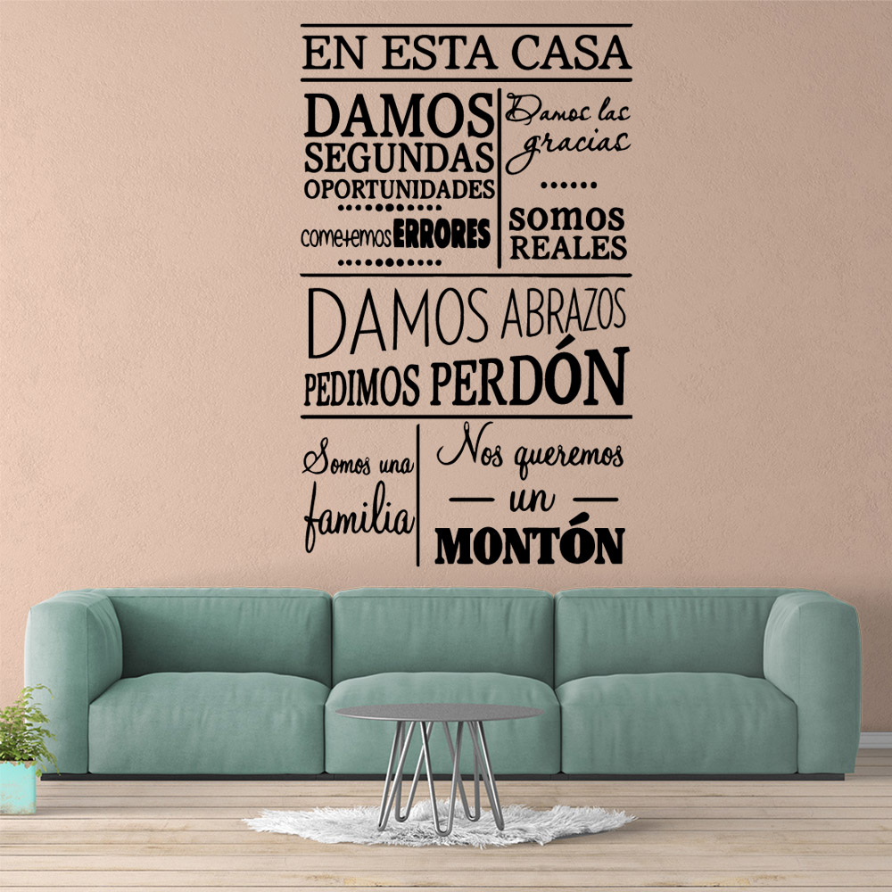1 pc Spanish Motivational text - огляд і ціна Home Office Wallpaper