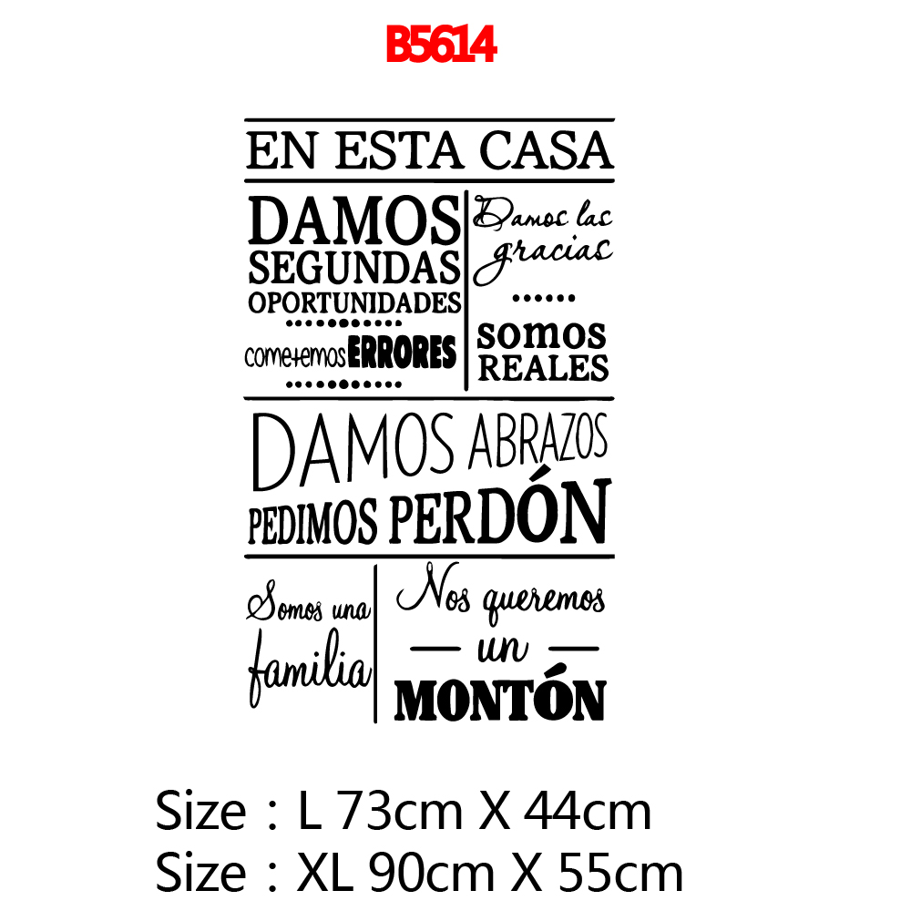 1 pc Spanish Motivational text - огляд і ціна Home Office Wallpaper