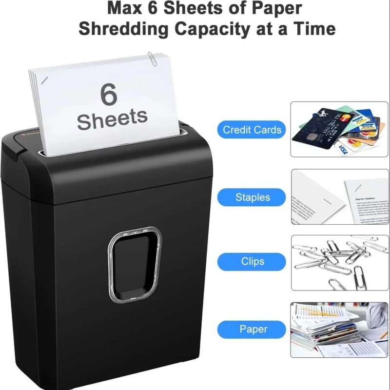 Bonsaii 6-Sheet Micro-Cut Pape - огляд і ціна Paper Shredder Micro