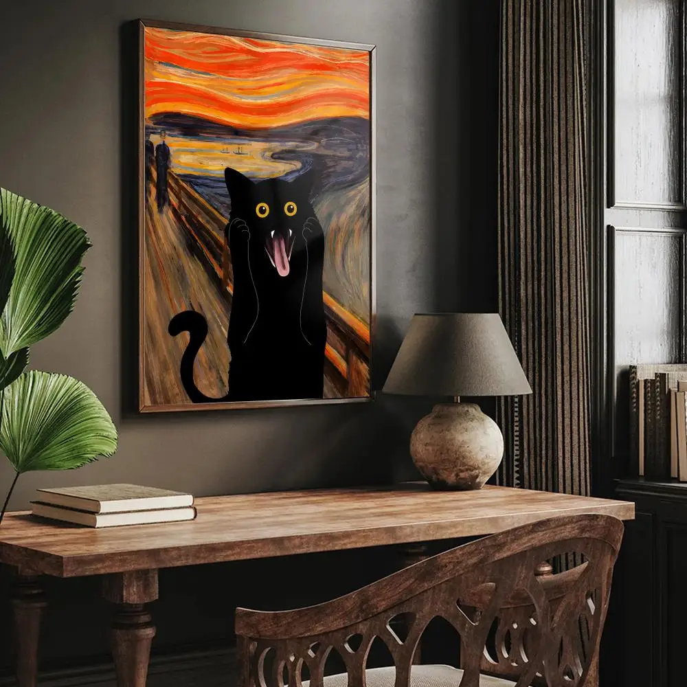 Edvard Munch The Scream Animal - огляд і ціна Home Office Wallpaper