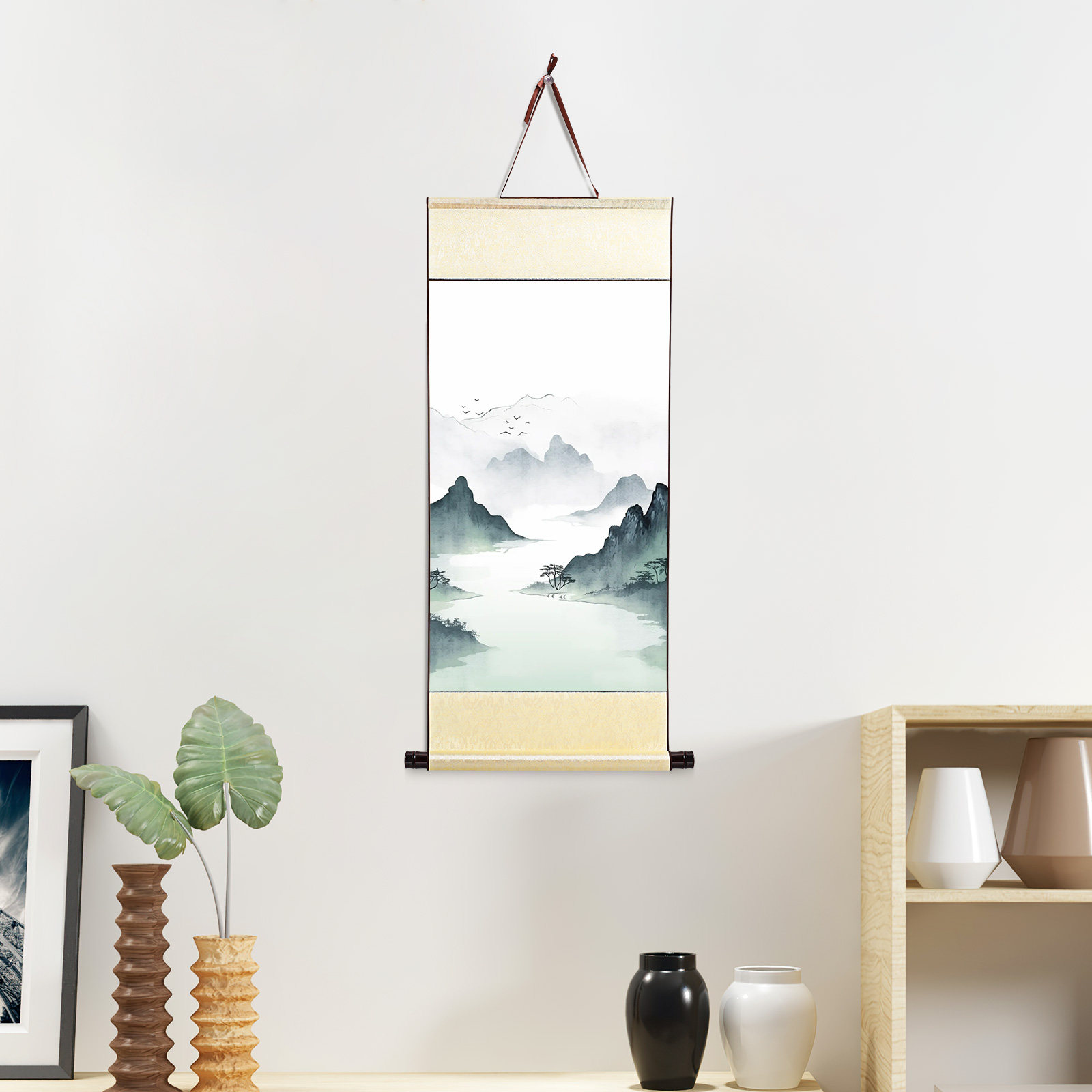 Chinese Calligraphy Blank Scro - огляд і ціна Home Office Wallpaper