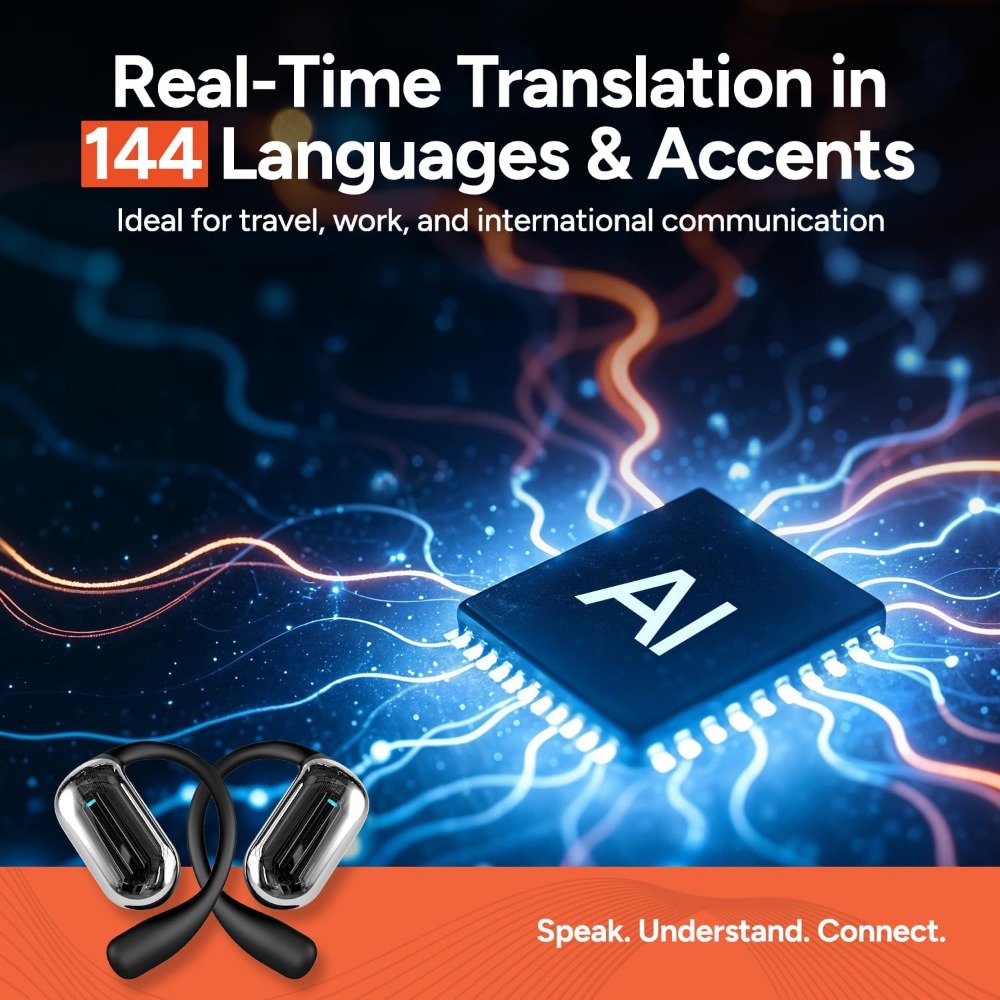 Real-Time Translation Earbuds: - огляд і ціна Noise Canceling Headphones