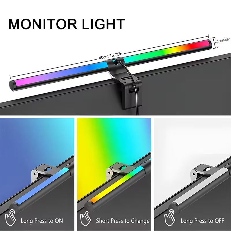 LED Computer Screen Hanging Li - огляд і ціна Home Office Gadgets