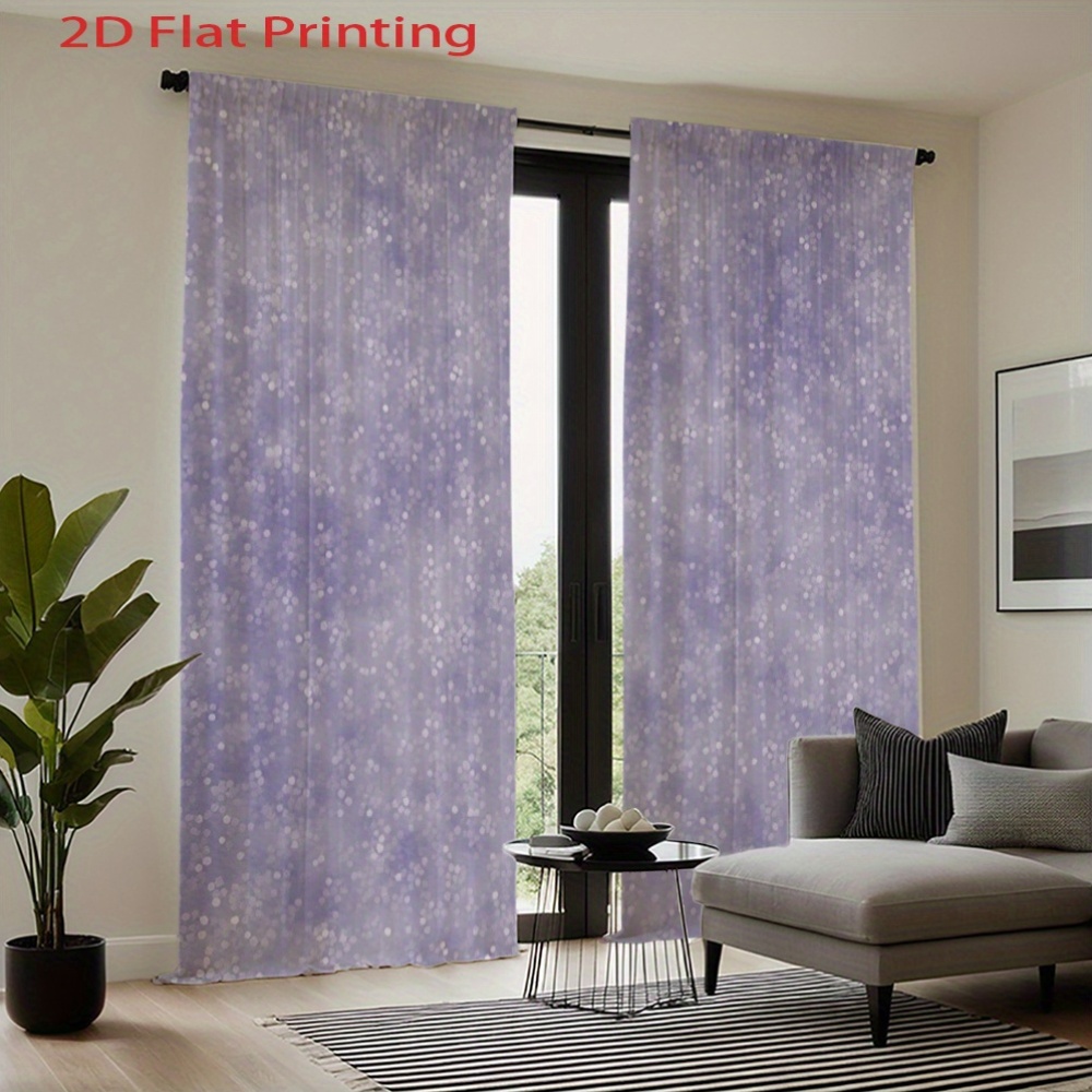 Purple Sparkle Curtains Window - огляд і ціна Home Office Interior Design
