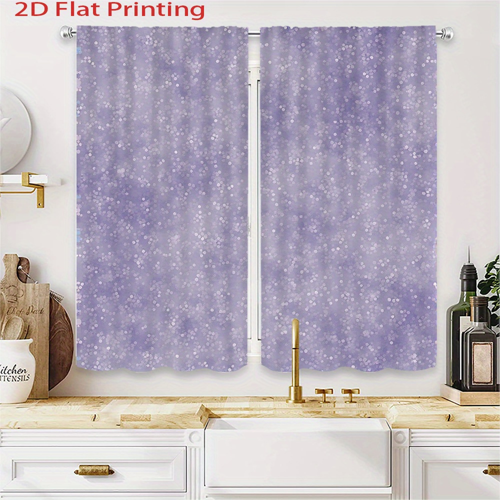 Purple Sparkle Curtains Window - огляд і ціна Home Office Interior Design