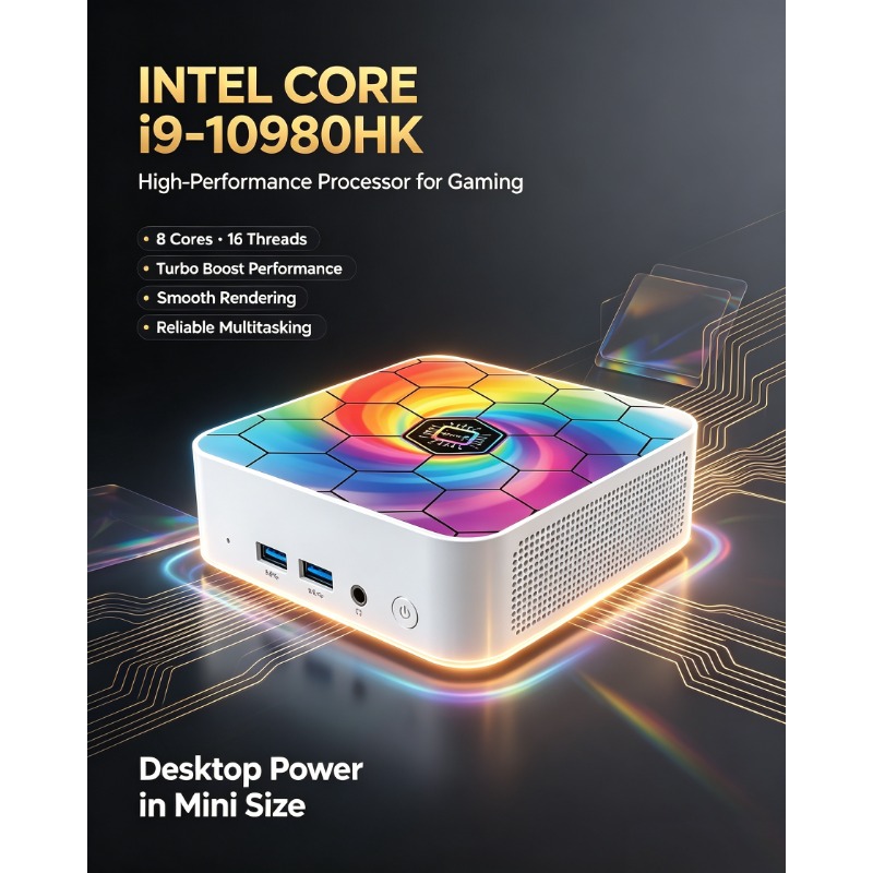 Multicolored Slim Mini PC Core - огляд і ціна Home Office Windows 11
